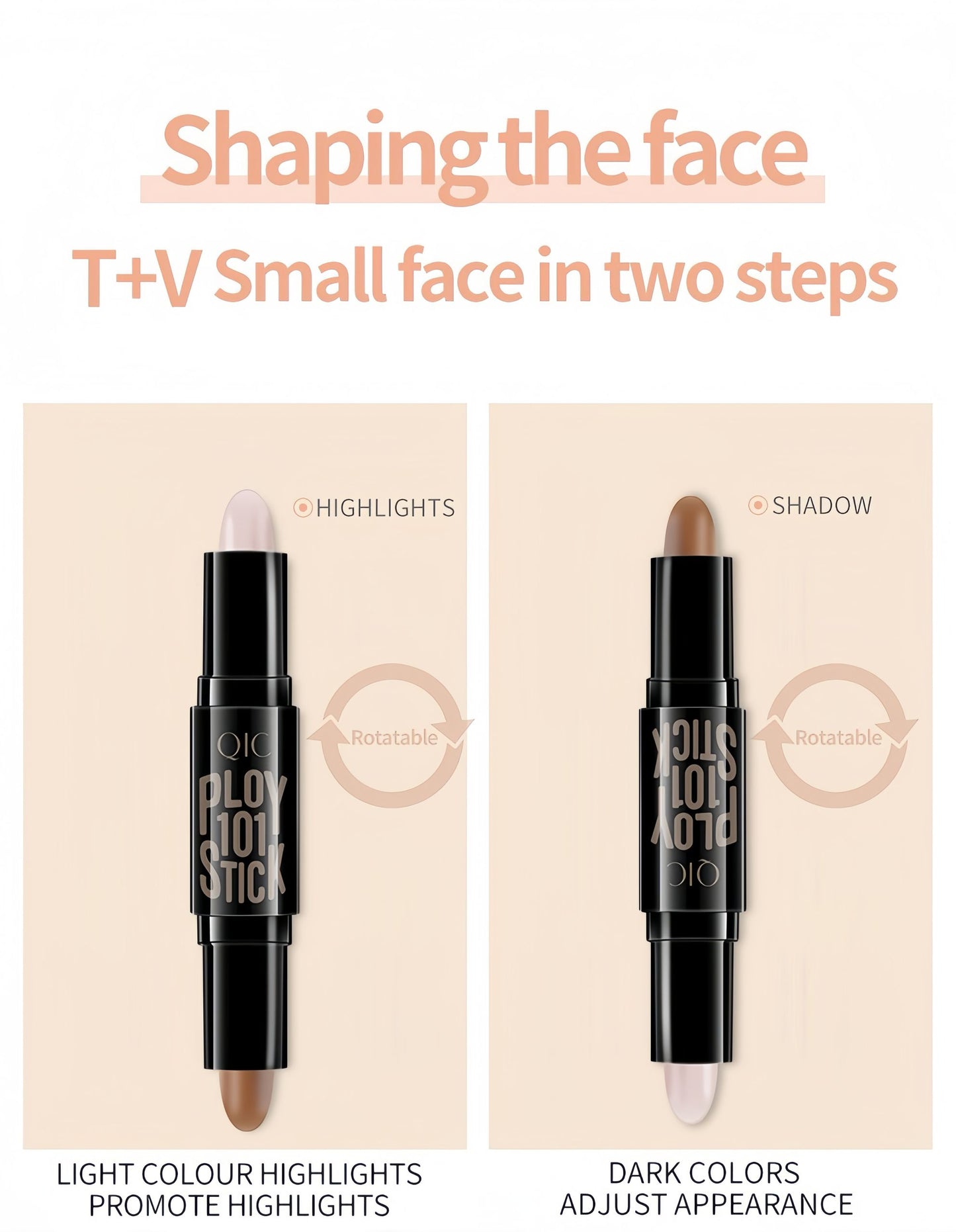 MAKEUP Wonder Stick, Face Shaping & Contouring Stick - Dual-Ended Contour Stick, Cruelty-Free