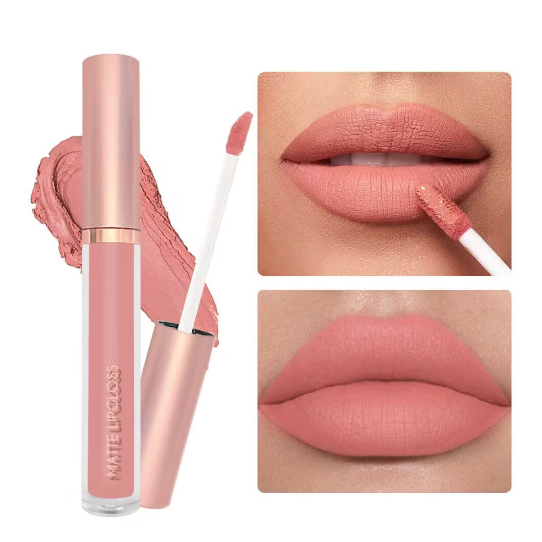 3Pcs Red Silky Velvet Matte Liquid Lipstick Lip Gloss Set for Women Long Lasting 24 Hours Color Stay Lipstick labiales  matte larga duracion mate 24 horas originales